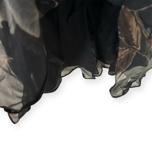 Bloomingdale’s Long Silk Floral Formal Dress Size Women’s Size Small - Picture 7 of 10